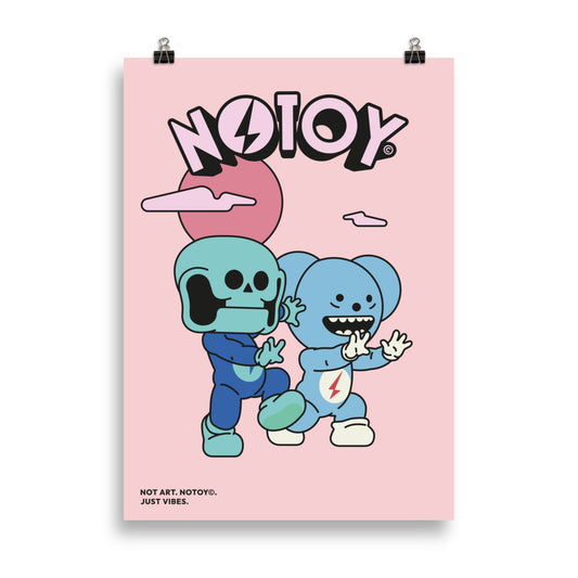 NOTOY Art Print MOUZ & SKU DANCE
